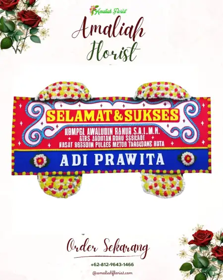 Papan Bunga Ucapan Selamat Rawamekar